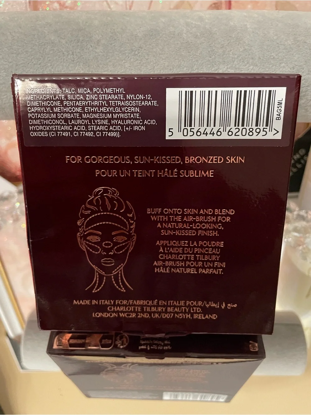 Charlotte Tilbury Airbrush Bronzer - Deep Bronze #4 new